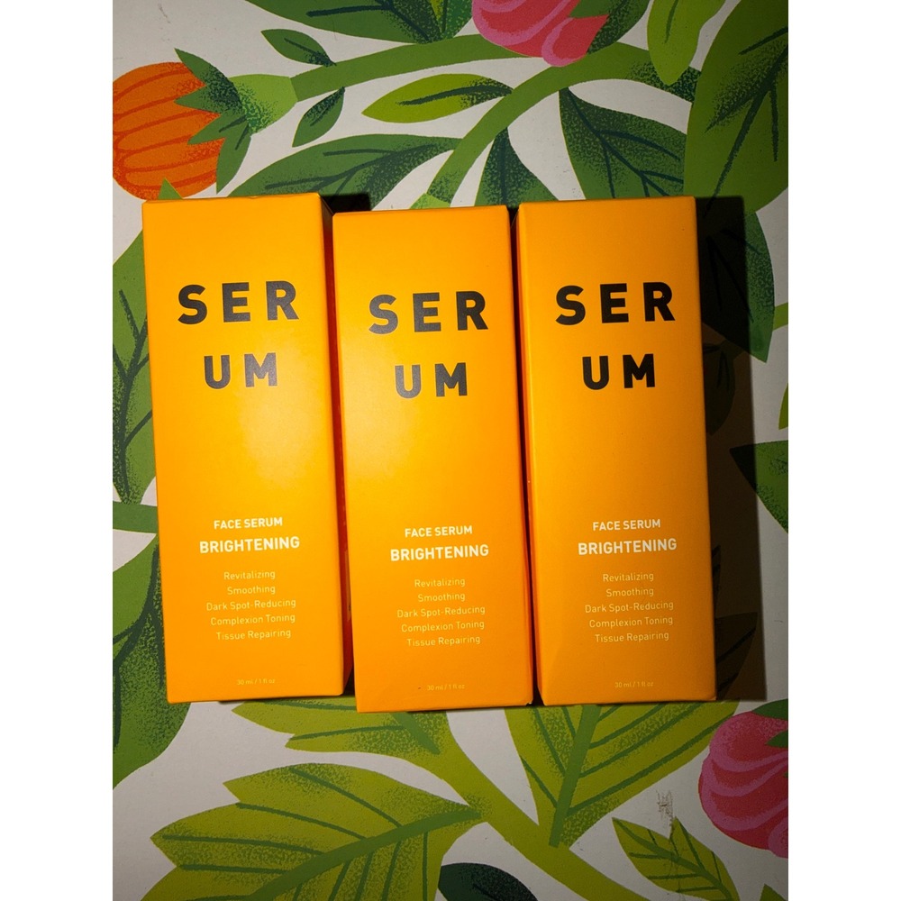 Serum Face Serum Brightening 3 Pack Revitalizing Dark Spot-Reducing Smoothing
